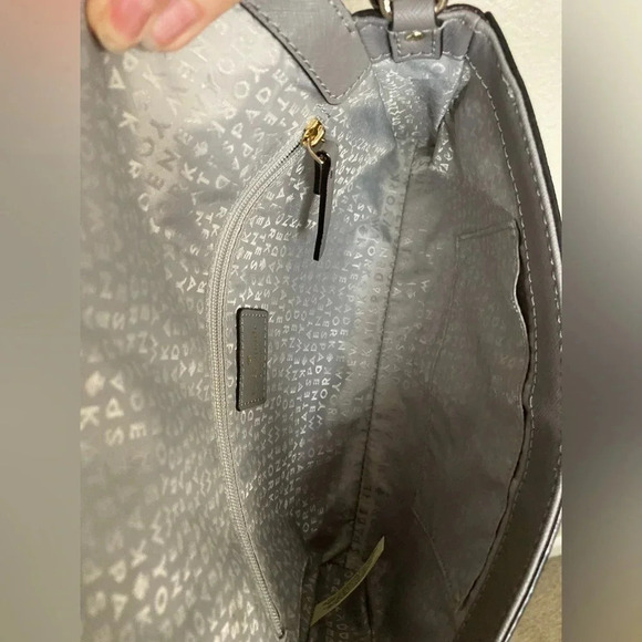 NWOT Kate Spade Cameron Saffiano Leather Gray Crossbody - Picture 11 of 12